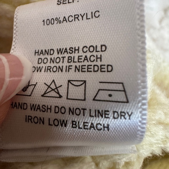 Blue BlushV-Neck Ombré Sweater - Picture 5 of 5